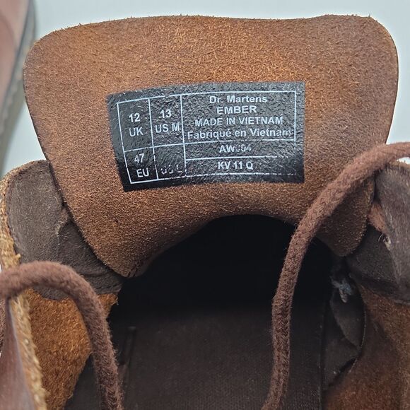 Dr Martens Ember Brown Leather Chukka Desert Boots Doc AirWair Mens Size 13 main image 7